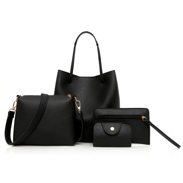 4Pcs New Fashion Womens Bag