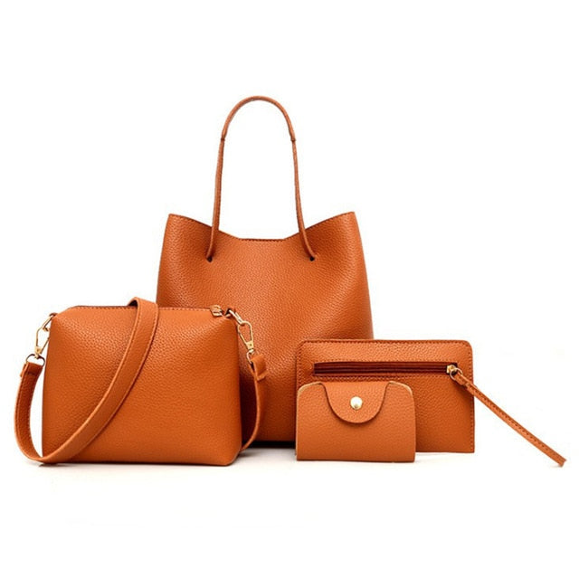4Pcs New Fashion Womens Bag