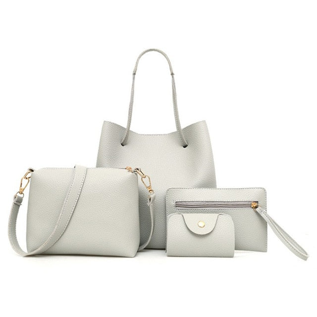 4Pcs New Fashion Womens Bag
