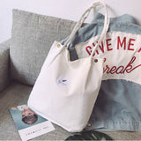 Women Corduroy Shoulder Shopping Bags